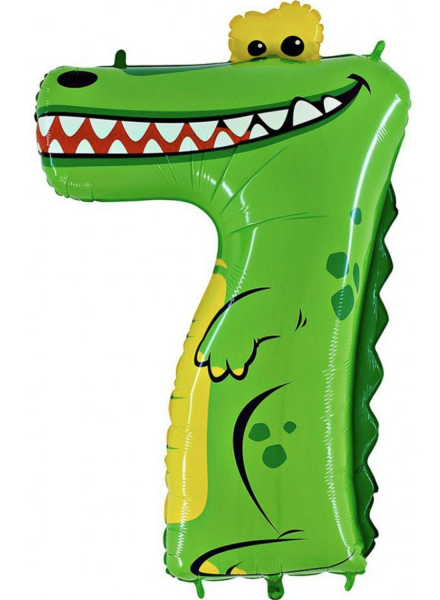 Tierzahl 7: Krokodil